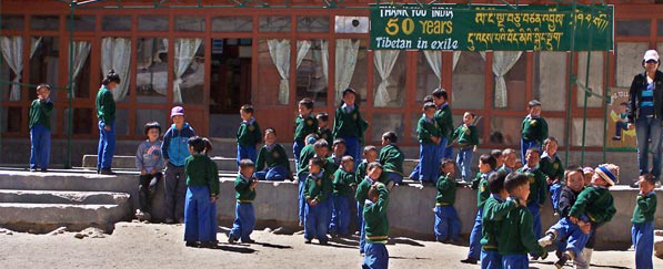 Die Kinder im Tibetan Childrens Village.